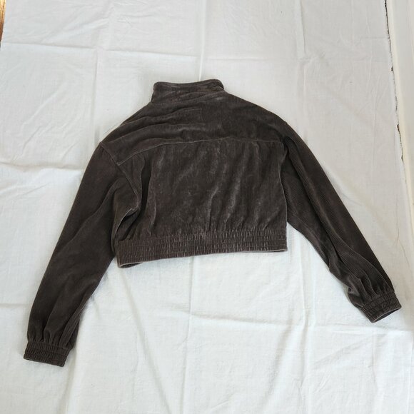 Aerie Groove-On Velour Full Zip Sweatshirt - Picture 16 of 16